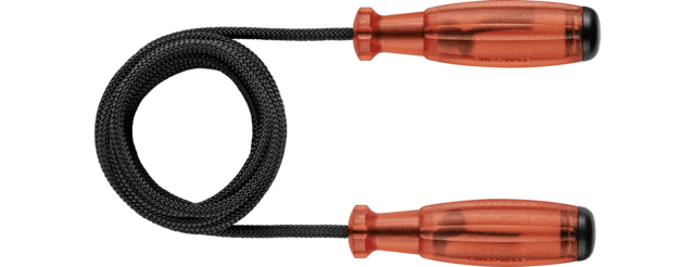 Sustainable skipping rope with well-known screwdriver handles
