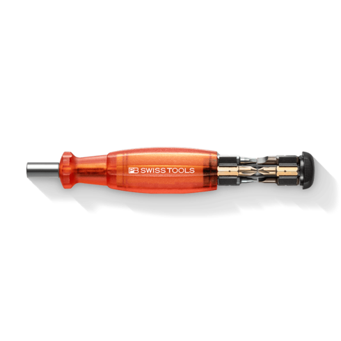 PB SWISS TOOLS Insider Bit Storage Driver - Compact Purple Interchangeable Screwdriver