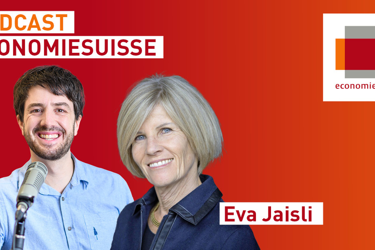 Schweizer KMU brauchen Zugang zu den Märkten - Eva Jaisli teilt Einblicke im economiesuisse Podcast