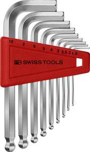 PB Swiss Tools 212.H-5 L-key set in holder Inbus with ball end,PB 212H-5 1.5-5mm 