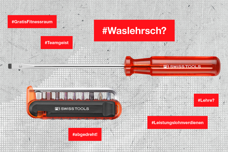 #waslehrsch? I migliori professionisti del futuro imparano il lavoro da PB Swiss Tools
