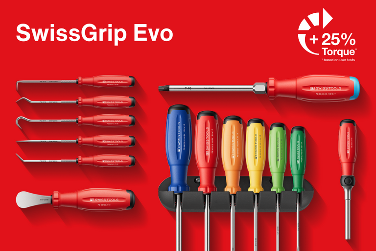 PB Swiss Tools launches SwissGrip Evo: More Grip. More Power. More Control.