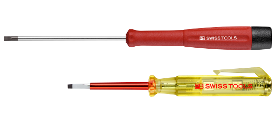 Electronics screwdrivers and voltage testers